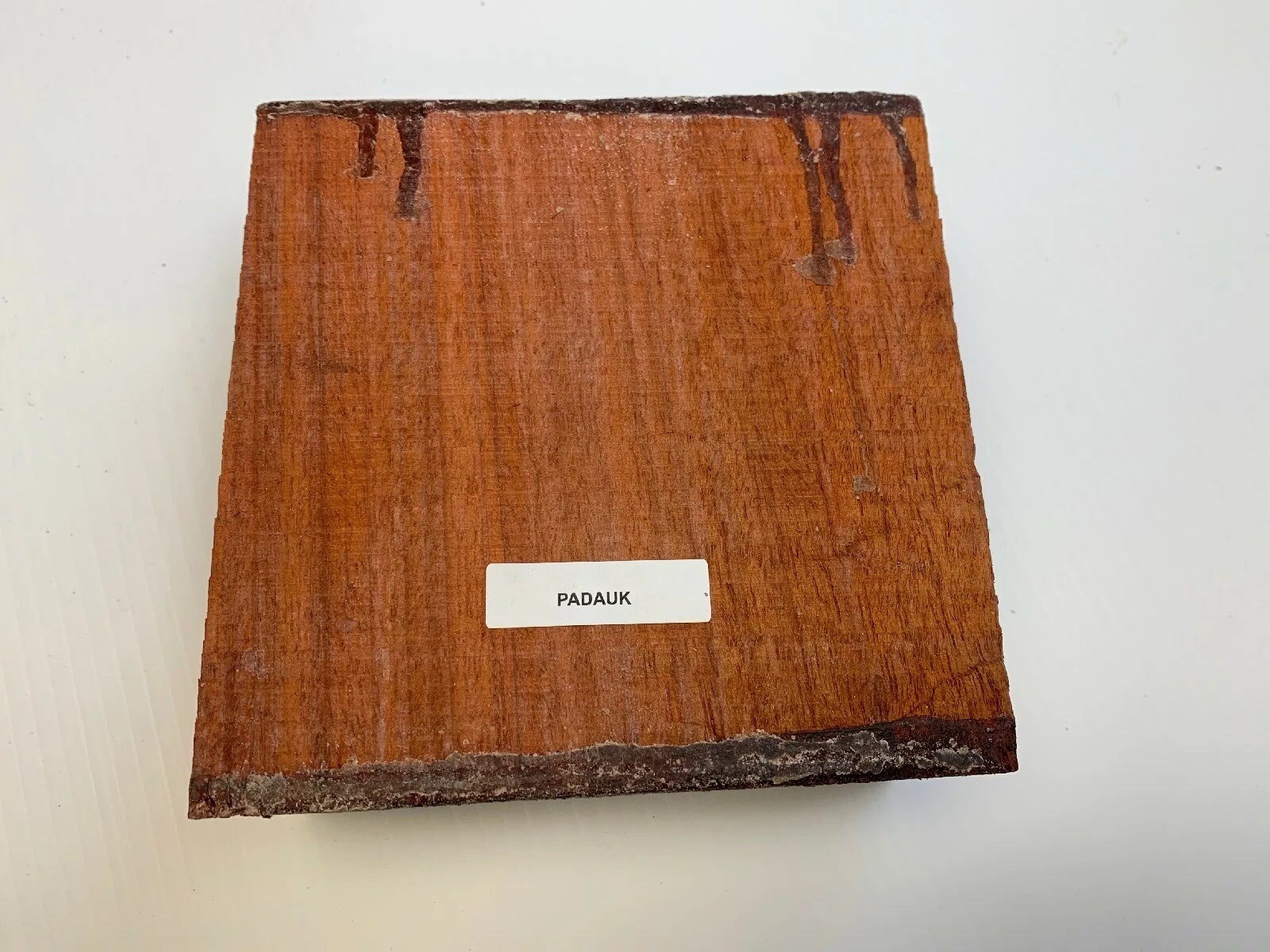 African Padauk Bowl Turning Blank Square Carving Wood Block 10" x 10" x 2"(1 Pc)