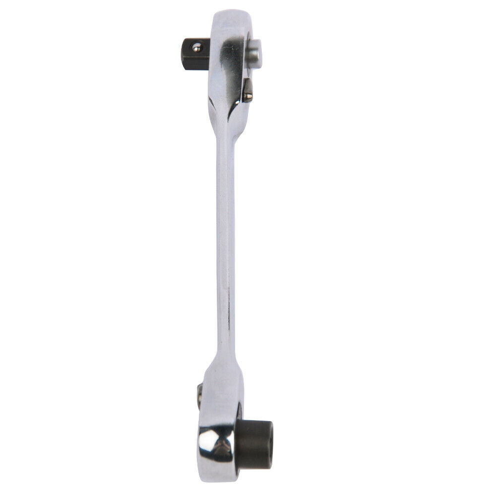 NEW Mini 1/4" Double Ended Ratchet Handle Wrench Rod Socket Screwdriver Bit