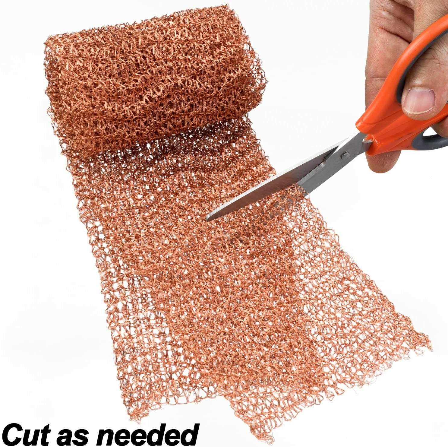 Pure Copper Mesh Knitted Filter Sanitary Blocker for DIY Hole Distilling