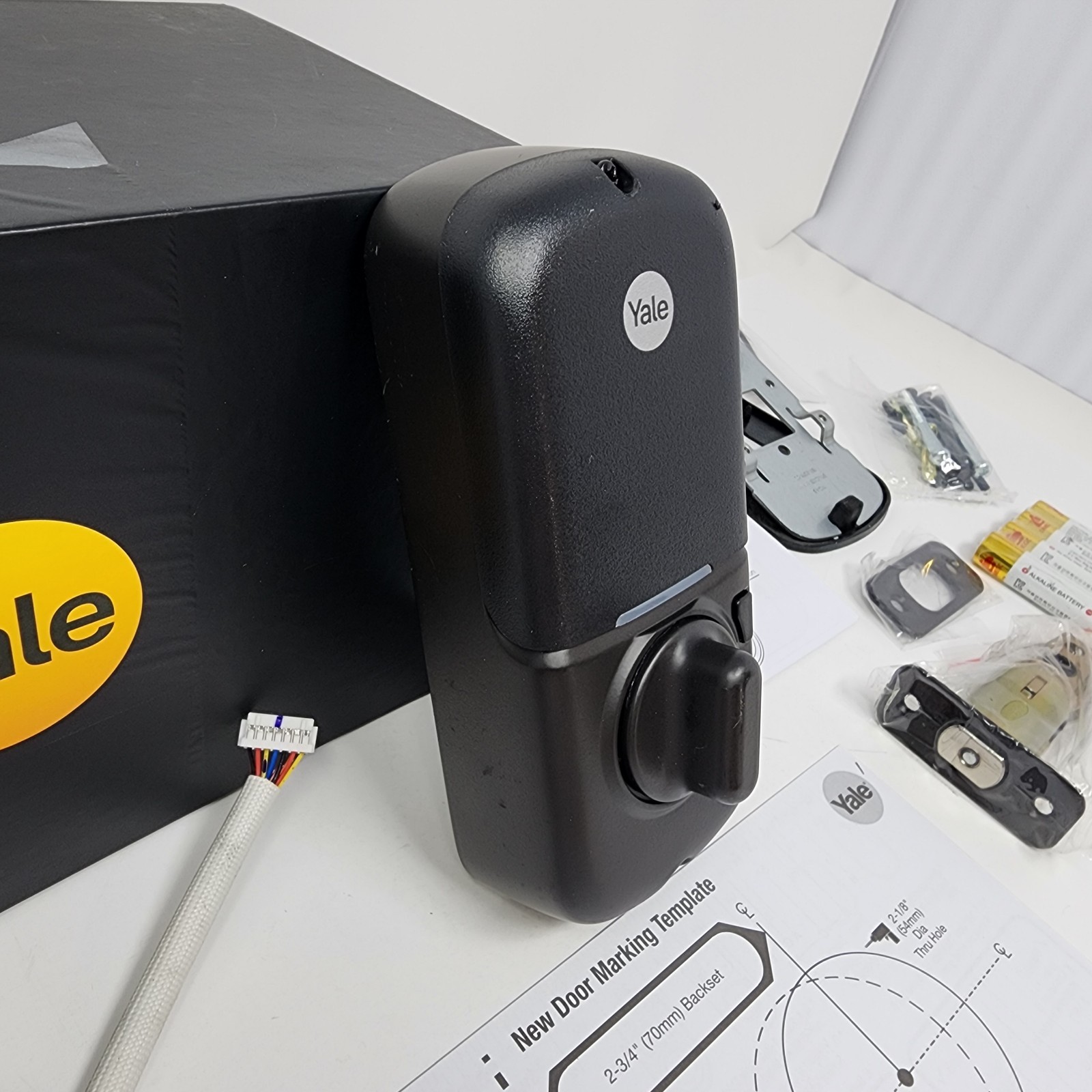 Yale Assure Lock SL YRD256-NR-BSP Touchscreen Keyless Deadbolt Black Standalone