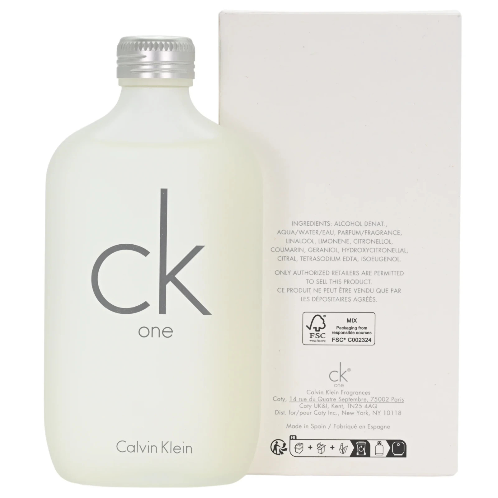 CK ONE by Calvin Klein EDT unisex 6.7 oz / 6.8 oz New in Box