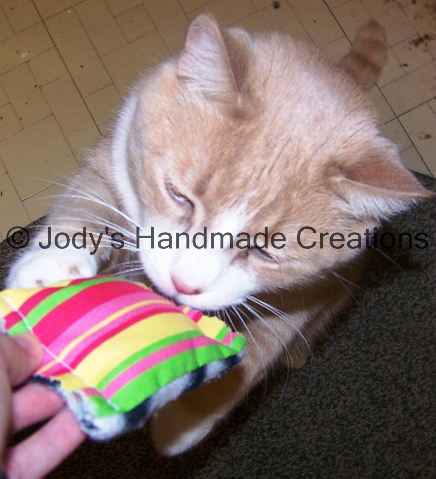4 Handmade Catnip Pillow Toys ( CATS LOVE THEM!!!!!!!!) Over 1700+ Sets Sold!!!