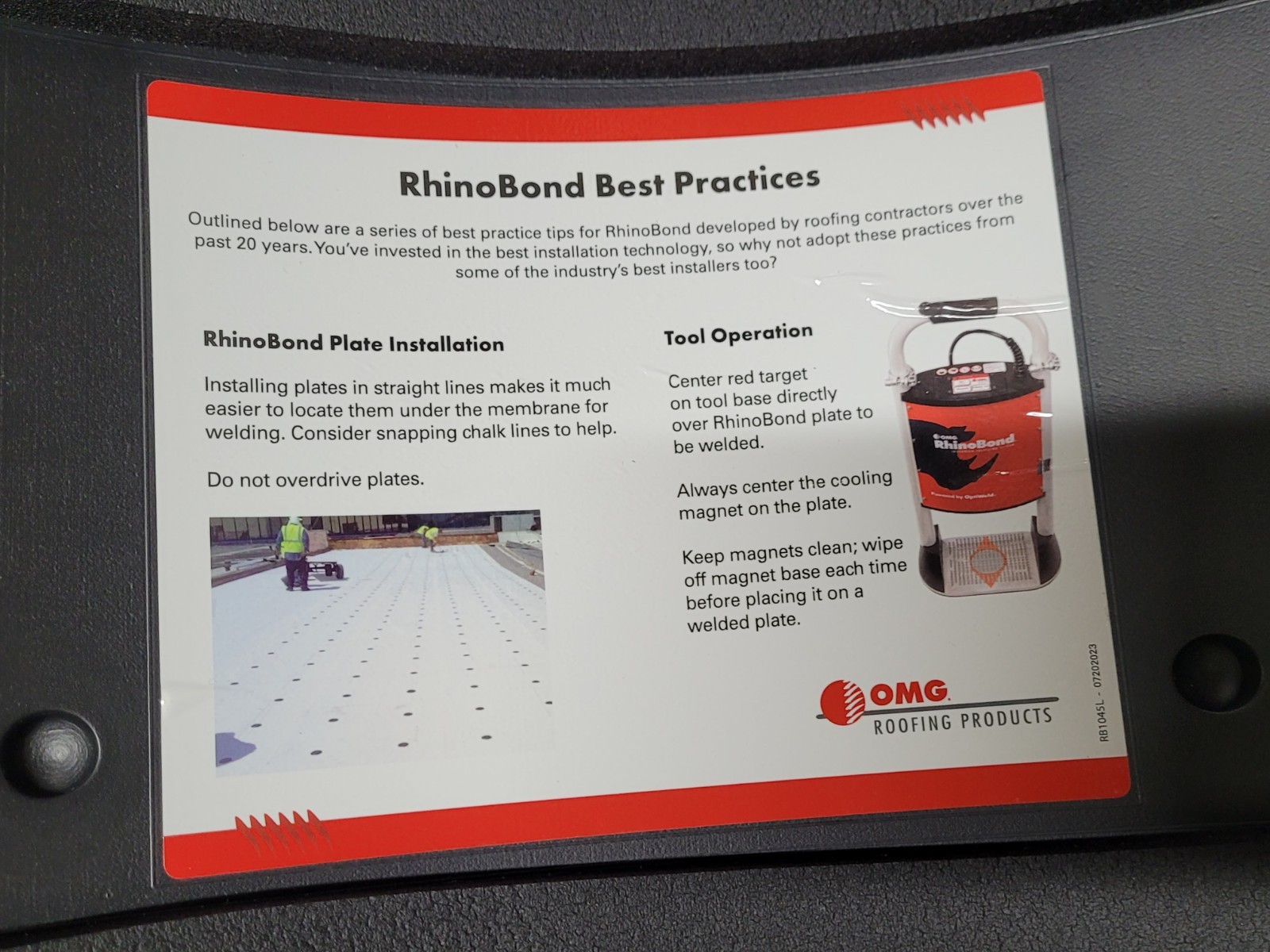 RhinoBond Induction Roofing Welder Case Only