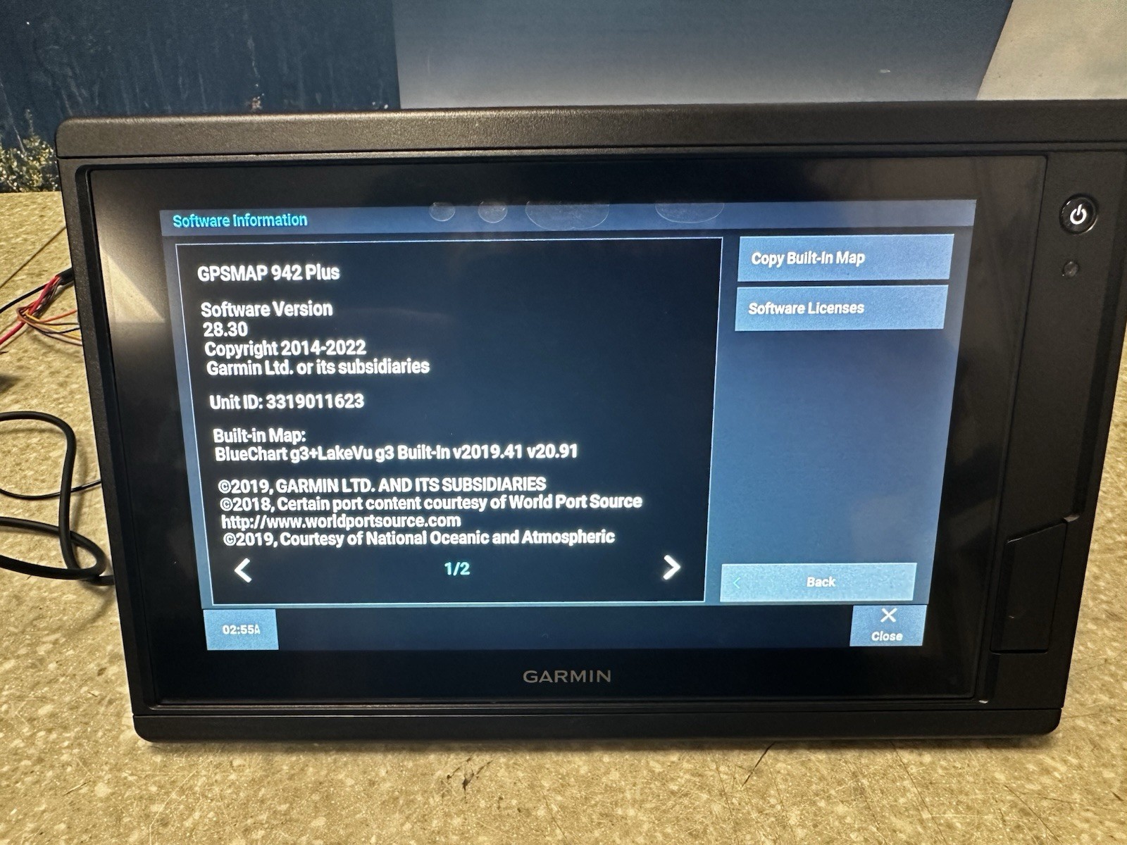 Garmin Marine GPSMAP 942 Plus Chartplotter GPS Display P#010-02321-01