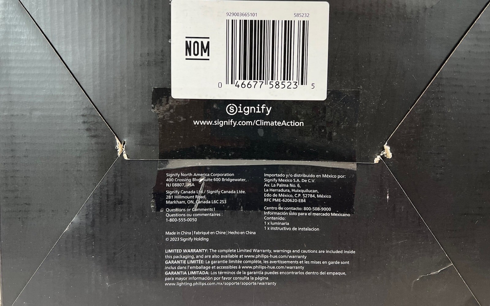 Philips Hue Dymera Smart Indoor and Outdoor Wall Light -Control from Anywhere