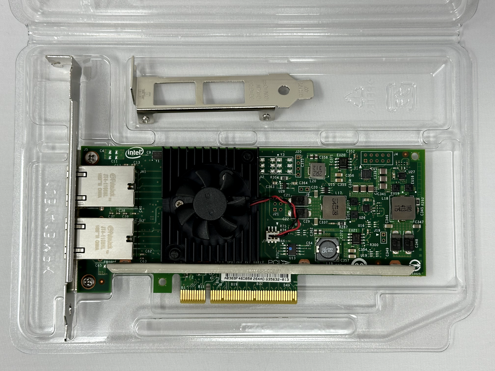 Both brackets DELL INTEL X540-T2 10GB 2P DUAL PORT NIC NETWORK K7H46 3DFV8