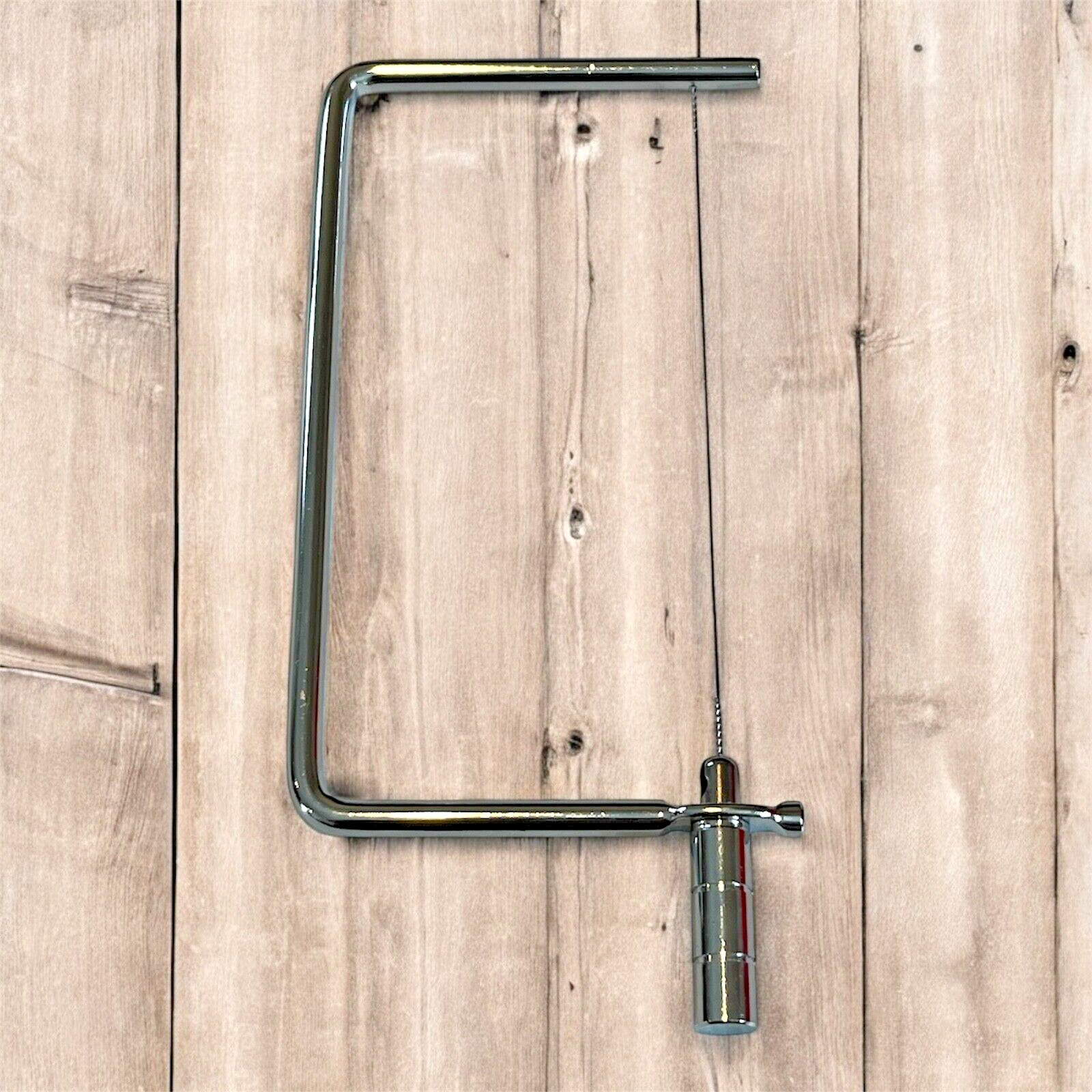 5-Pack of 6” Cheese Slicer Hardware – Chrome Finish – DIY Cheese Cutting Kit