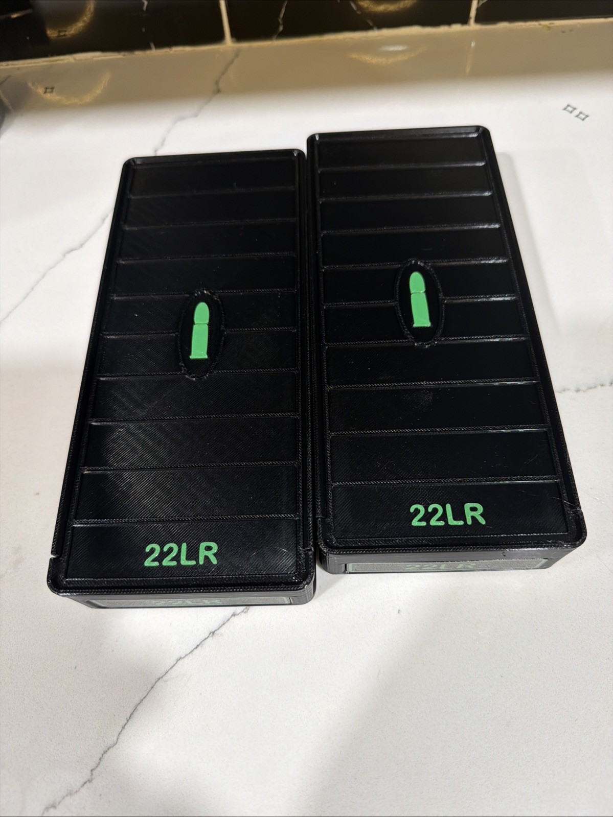 （2x) 22lr Ammo Box 250rd Capacity