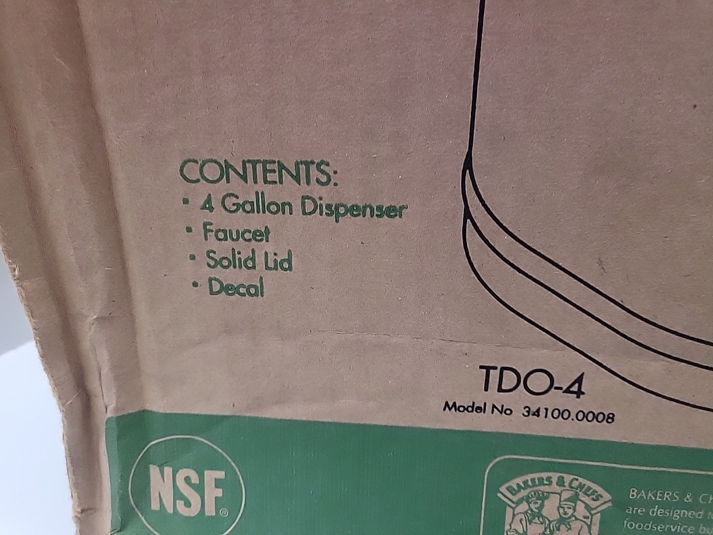 Bunn TDO4 4 Gallon Commercial Iced Tea / Coffee Dispenser Stainless Steel NEW OS