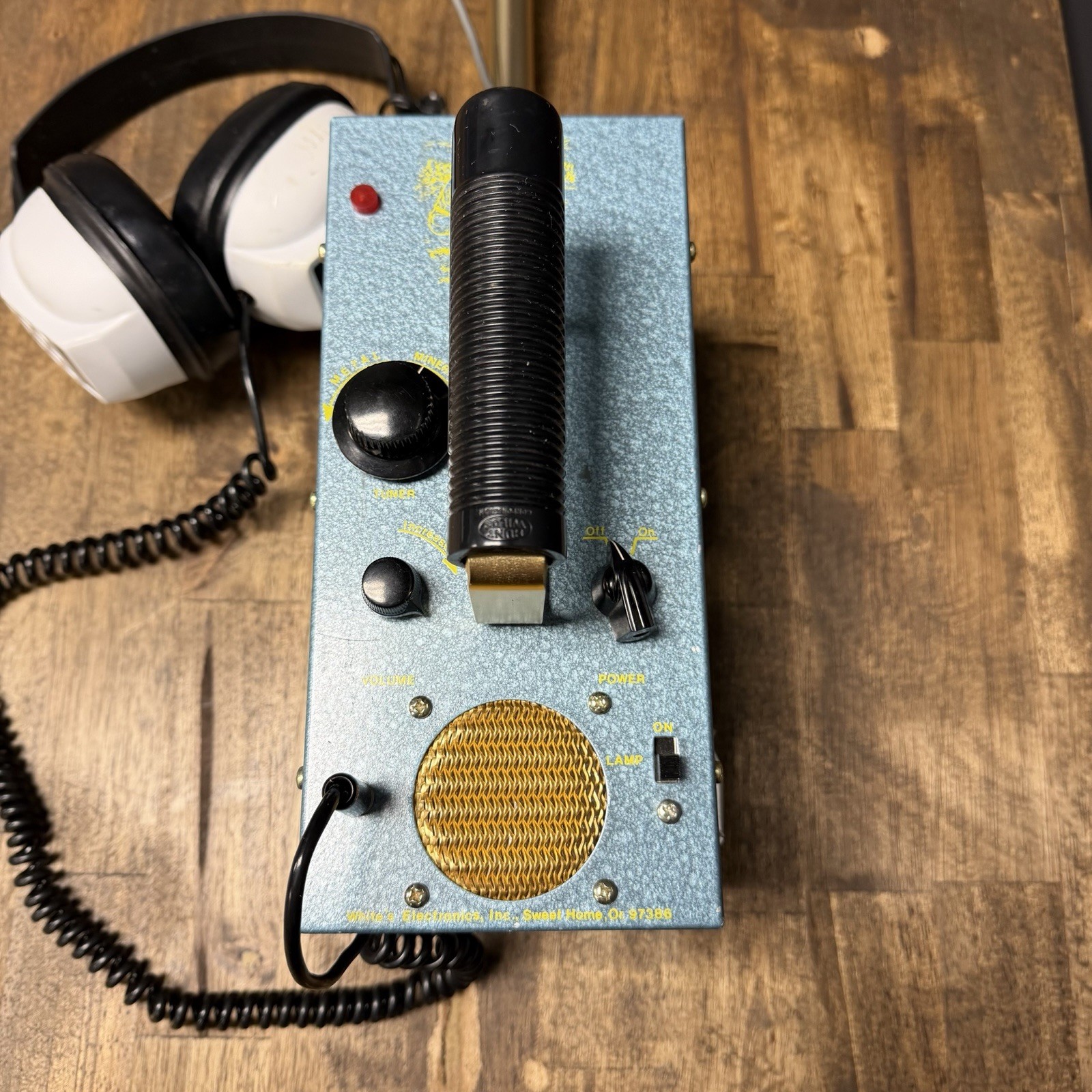 White’s Coinmaster TRX Metal Detector w/ Probe, Headphones – Serviced, Complete