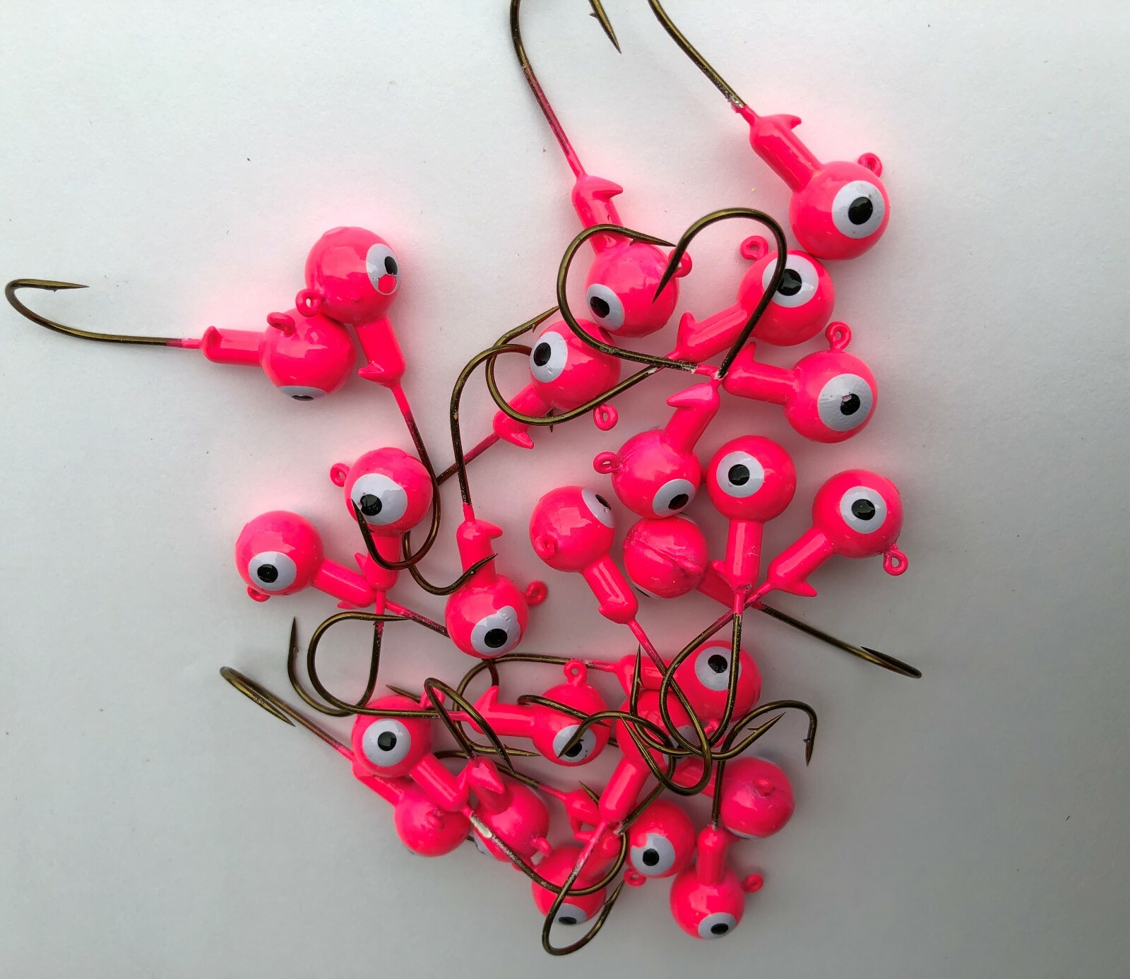 LuresPro 90 PCs combo 1/32 1/16 oz 1/8 3/16 1/4 oz Jigheads Fishing Crappie Bass