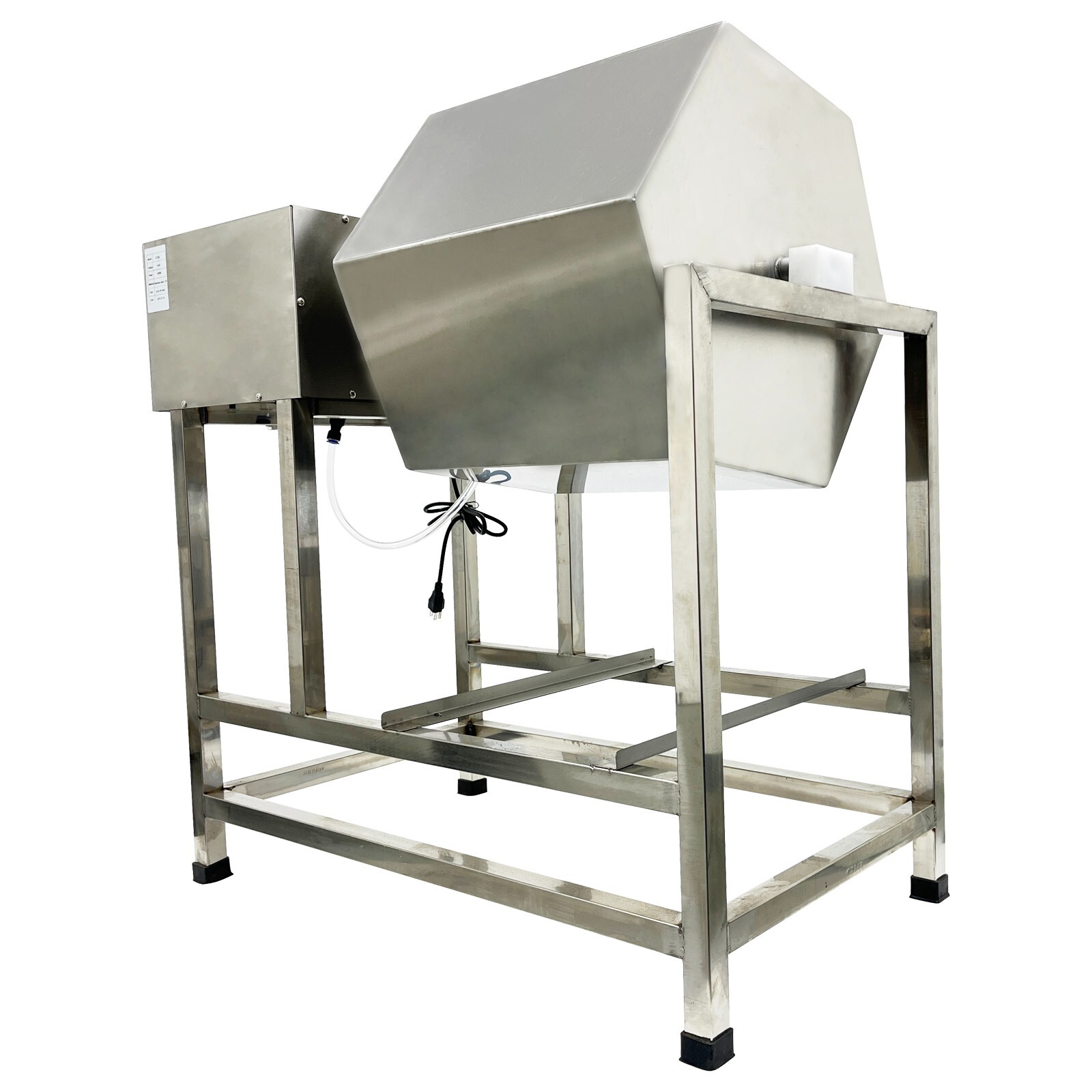 110V Vacuum Tumbler Marinator Meat Vegetable Marinating Machine 70L Food Vacuum