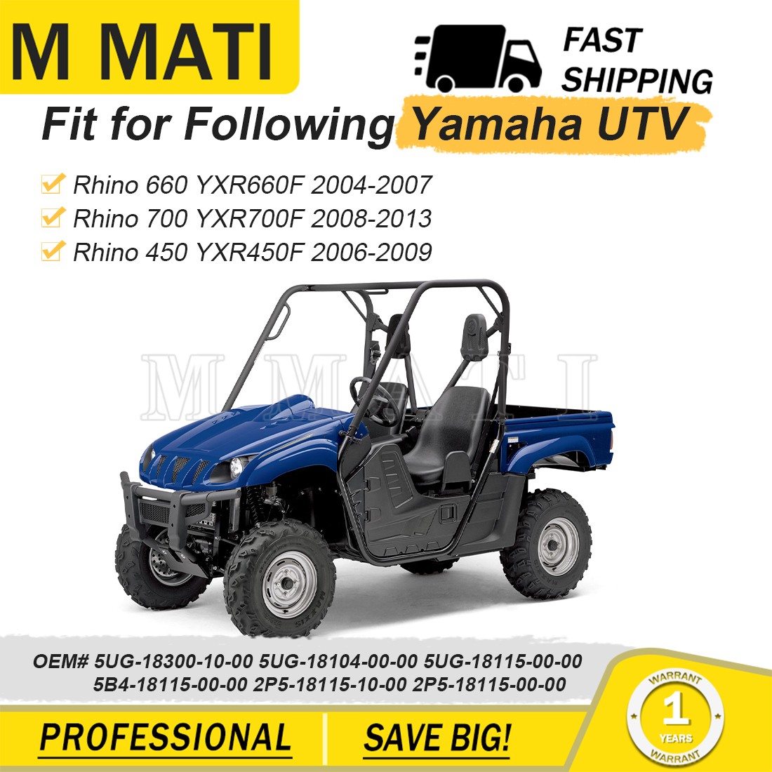 For Yamaha Gear Shifter Assembly With Shift Rod Rhino 450 660 700 YXR 2004-2013