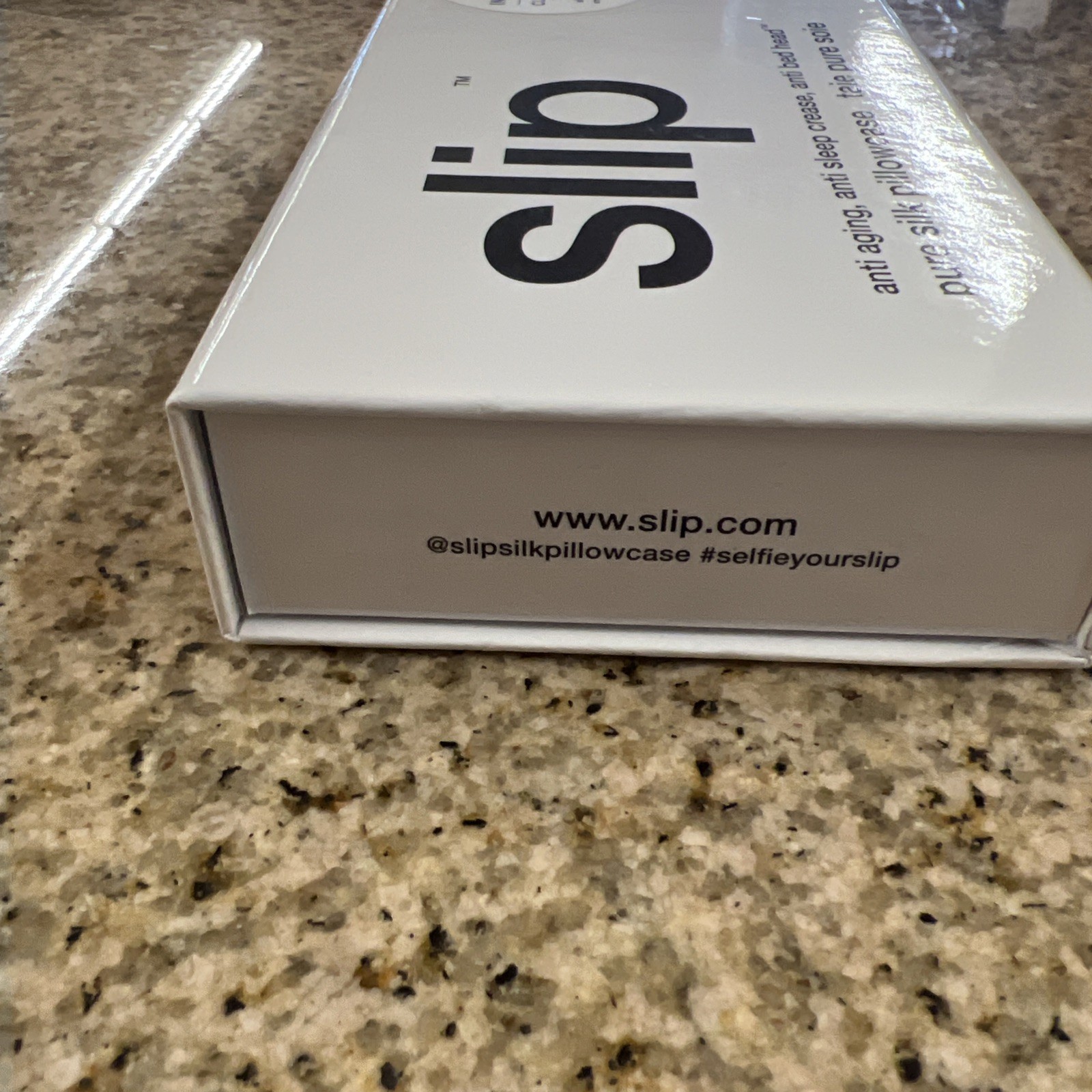 Slip Pure Mulberry Silk Pillowcase - White, Size: King (20" x 36") New Sealed