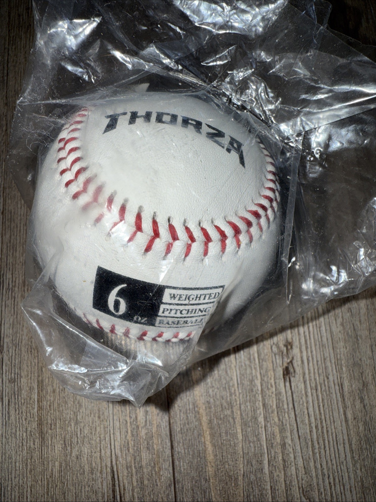 Thorza Weighted Baseball for Throwing Pitching Pitch Practice 6 Oz Ball New