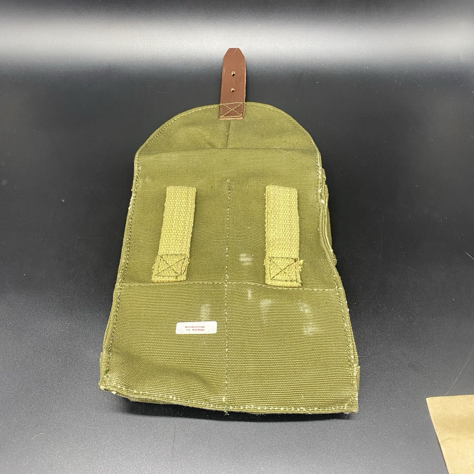 Vintage Romanian Military Surplus AK 2 Mag Magazine Pouch in Very Good Condition