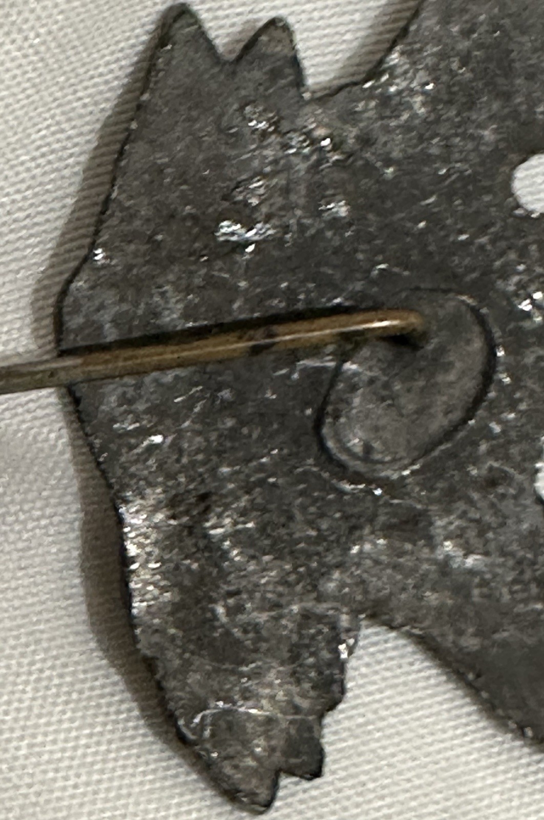 Original Period Civil War Patriotic Hat - Lapel Pin. Lead Backed & Good Quality.