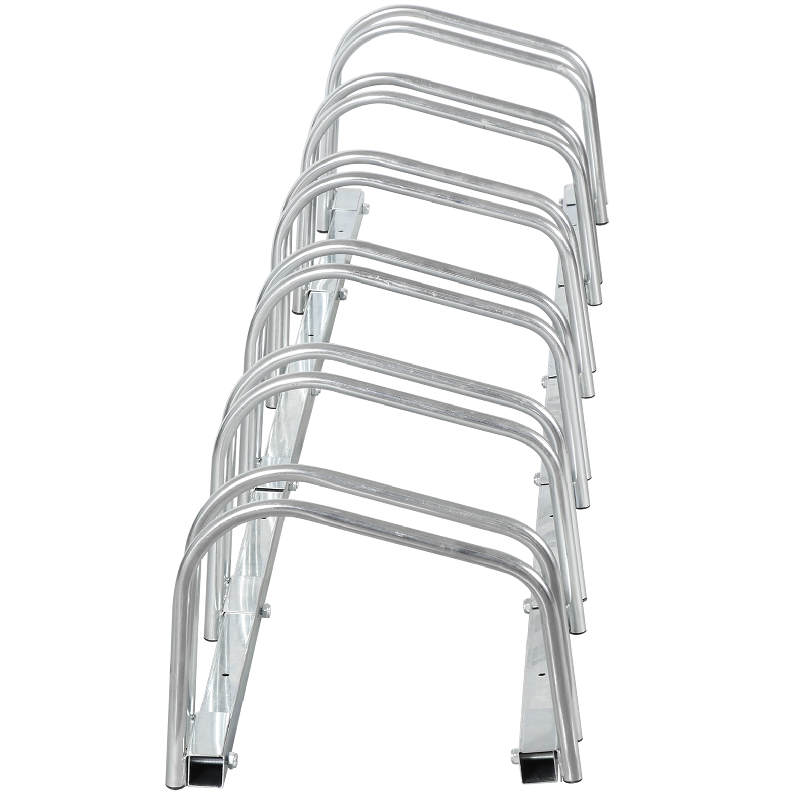 Bike Storage Rack 1-6 Bicycle Floor Parking Stand for Home Garage Indoor Outdoor