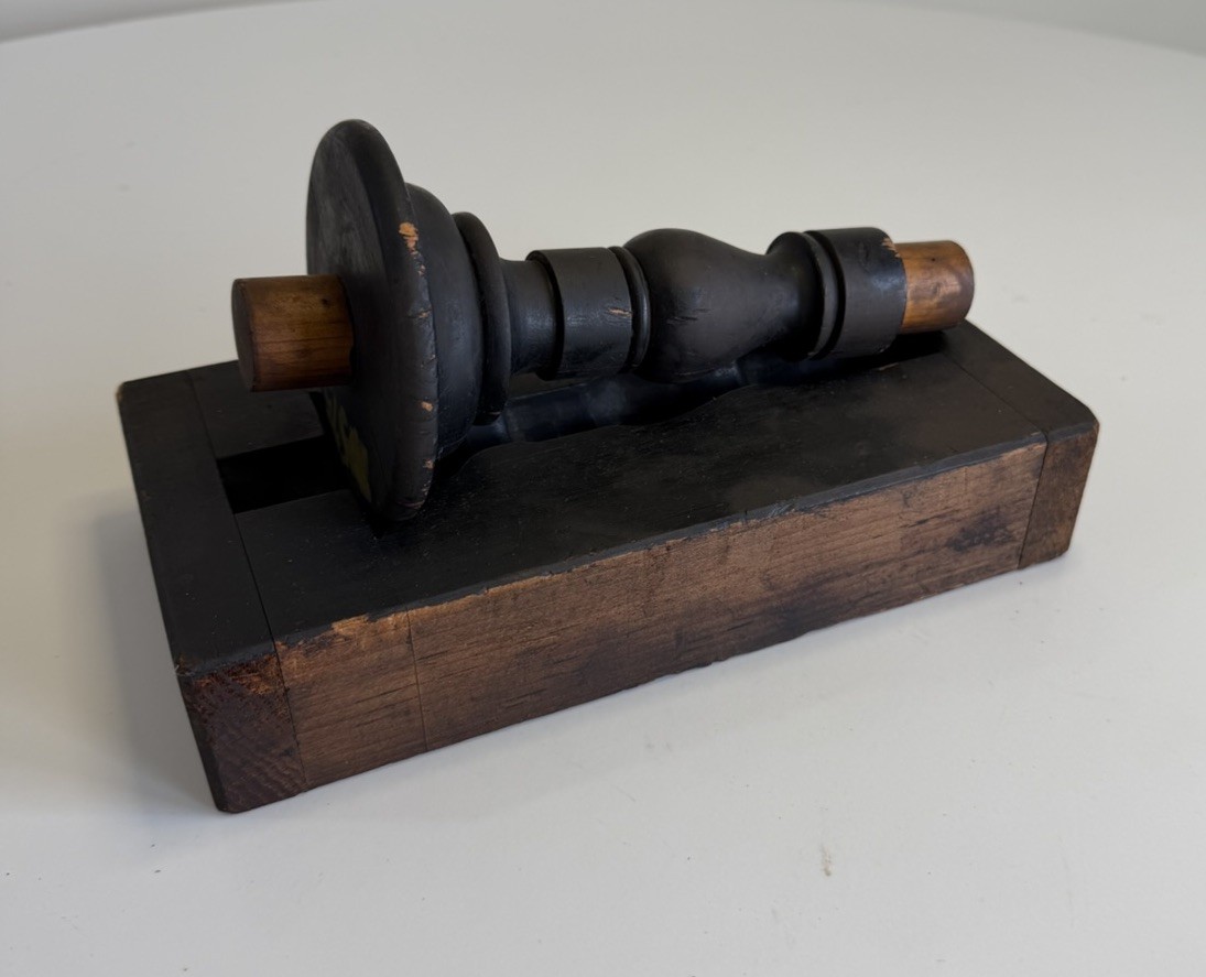 Antique Architectural Salvage Wood Industrial Foundry Pattern 1575 Steampunk