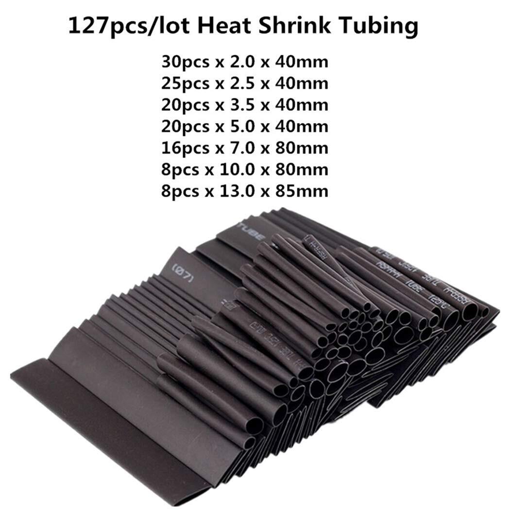 127pcs Heat Shrink Tubing Electrical Wire Insulation Cable Connection Sleeve Kit