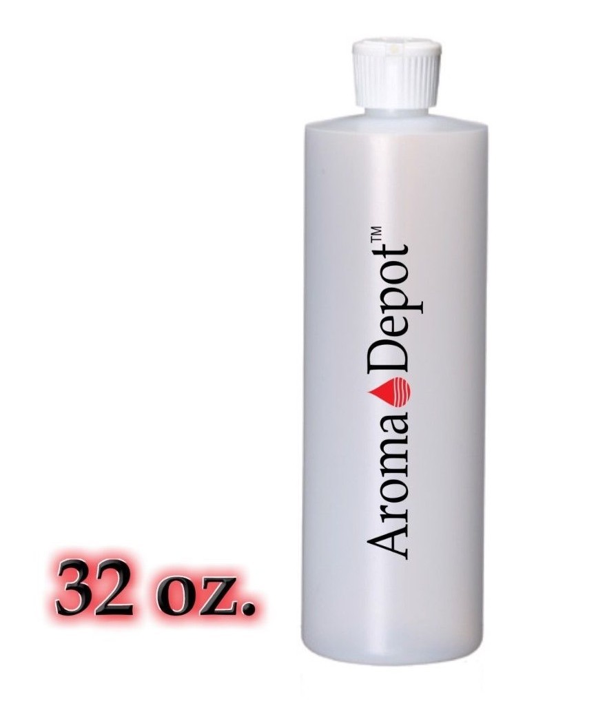 32oz HDPE Plastic Cylinder Flip Top Bottle w/ Poly Top Dispensing Caps 1 to 4