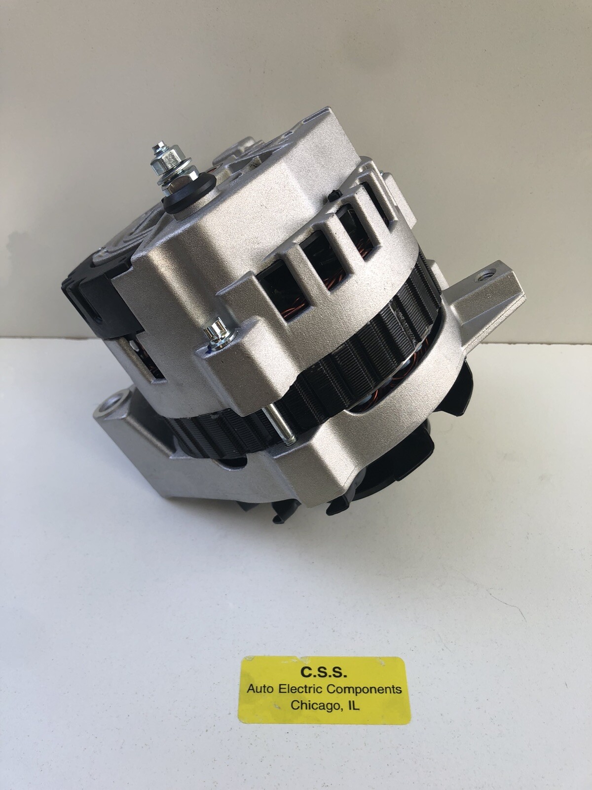 250AMP HIGH OUTPUT ALTERNATOR REPLACES DELCO 10SI,12SI CHEVROLET V-PULLEY,1 wire