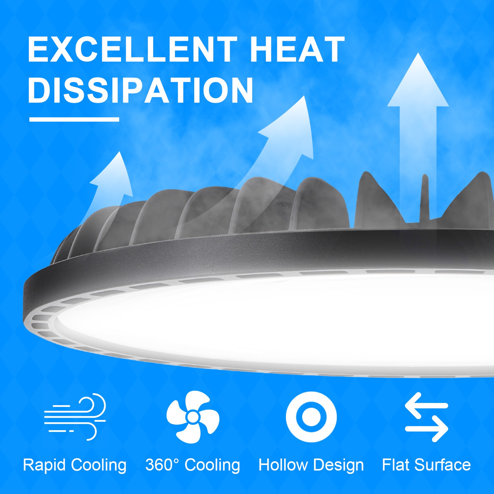 100W UFO Led High Bay Light Industrial Commercial Factory Warehouse Shop 6000K