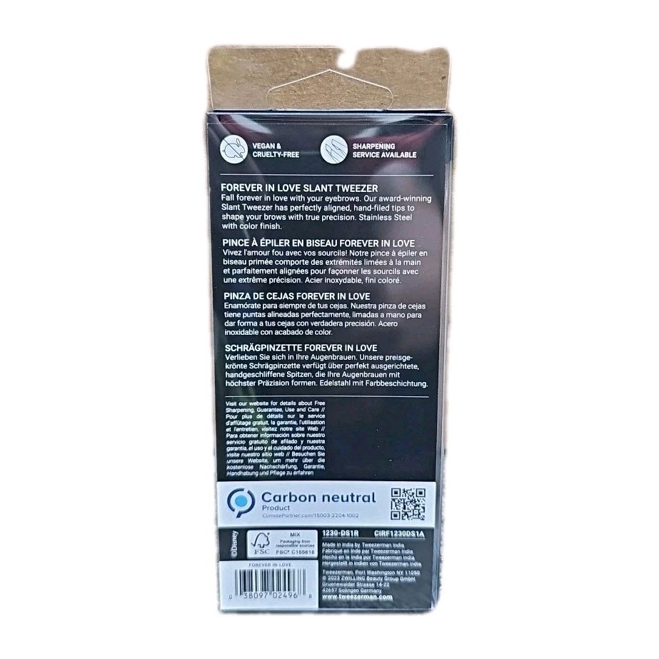 Tweezerman Mickey/Minnie Mouse Slant Tweezer, New In Box