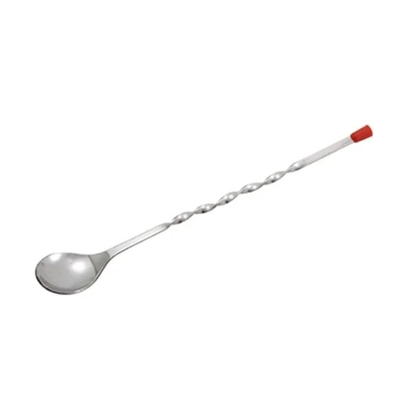 New 11 Bar Spoon Coffee Shop Barista 11 Stainless Steel Red Knob Winco BPS-11