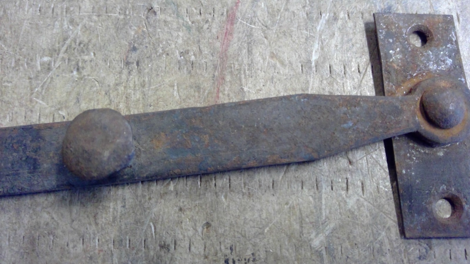 Antique Swing Slide Latch Barn Cottage Door Iron