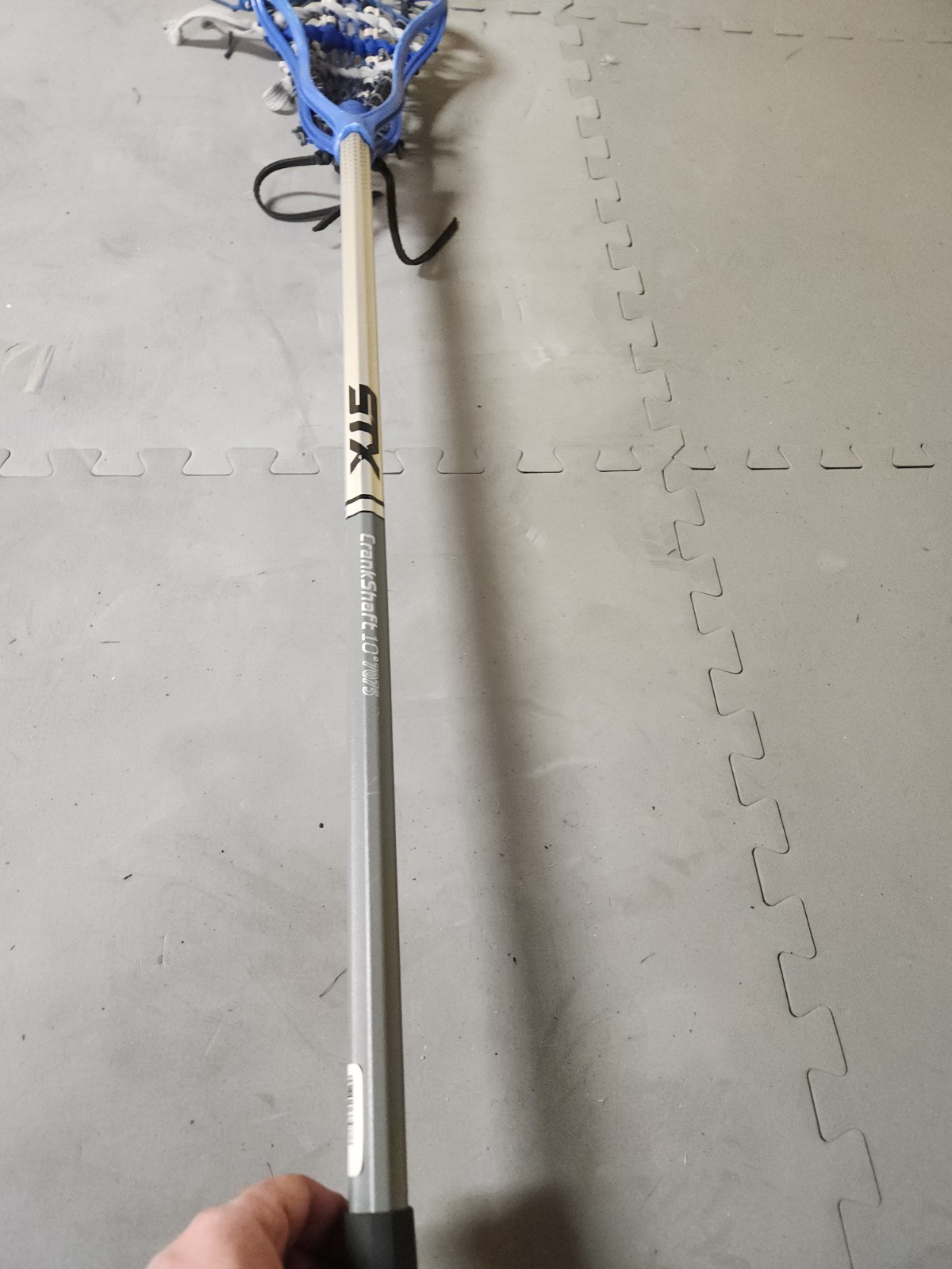 Rare Stx OG K18 Lacrosse Head Excellent Condition On A New Mens 7075 CrankShaft