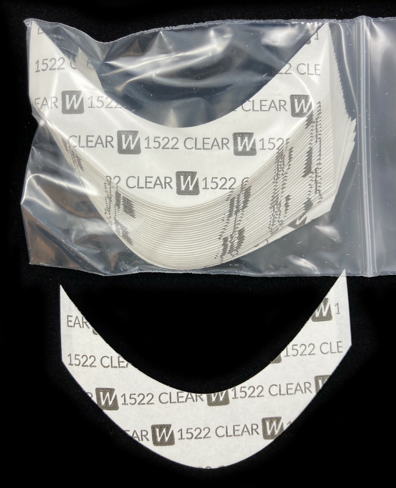 Walker 3M 1522 Hairpiece Tape 108 Pc AA Contour 3 Packs Poly Wig Toupee PRIVATE