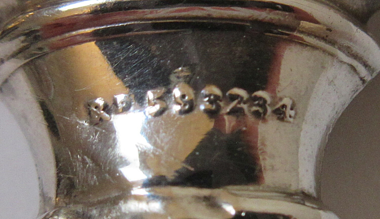 Antique Sterling Silver Rattle Cow Jumping Over Moon Carved Shell