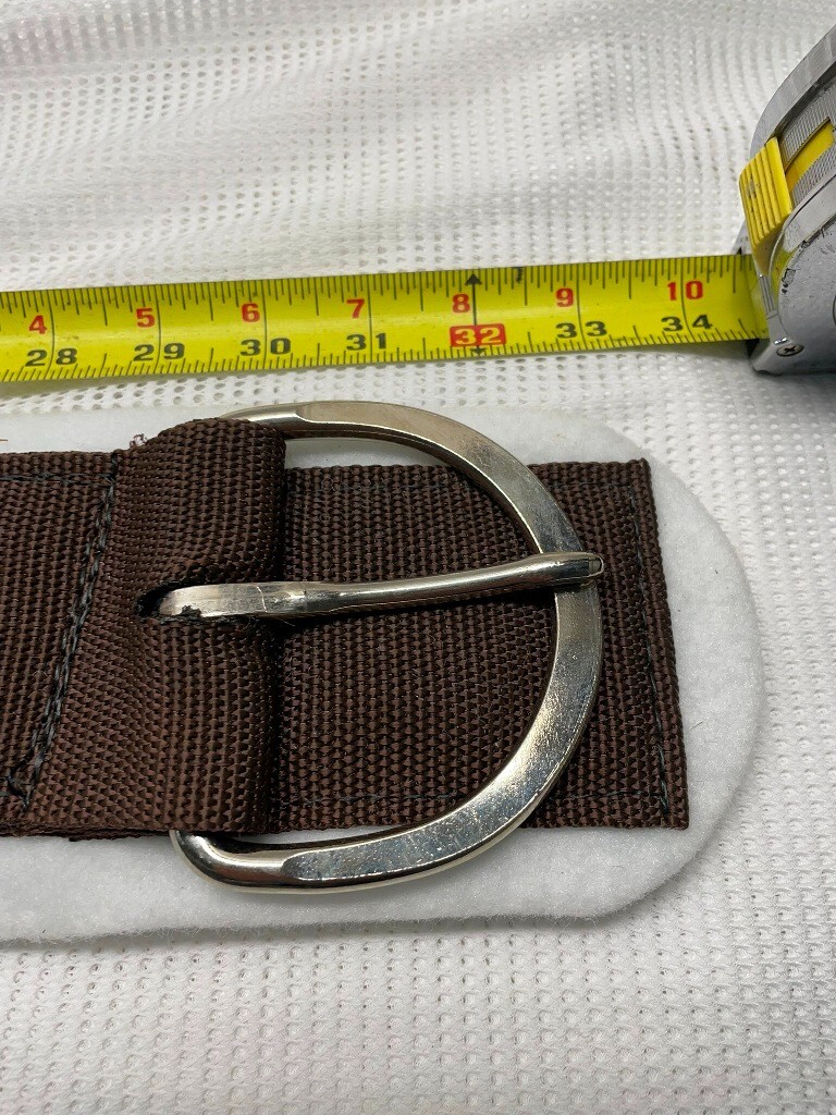 33" Brown Nylon Western Cinch, Felt Lined, - New