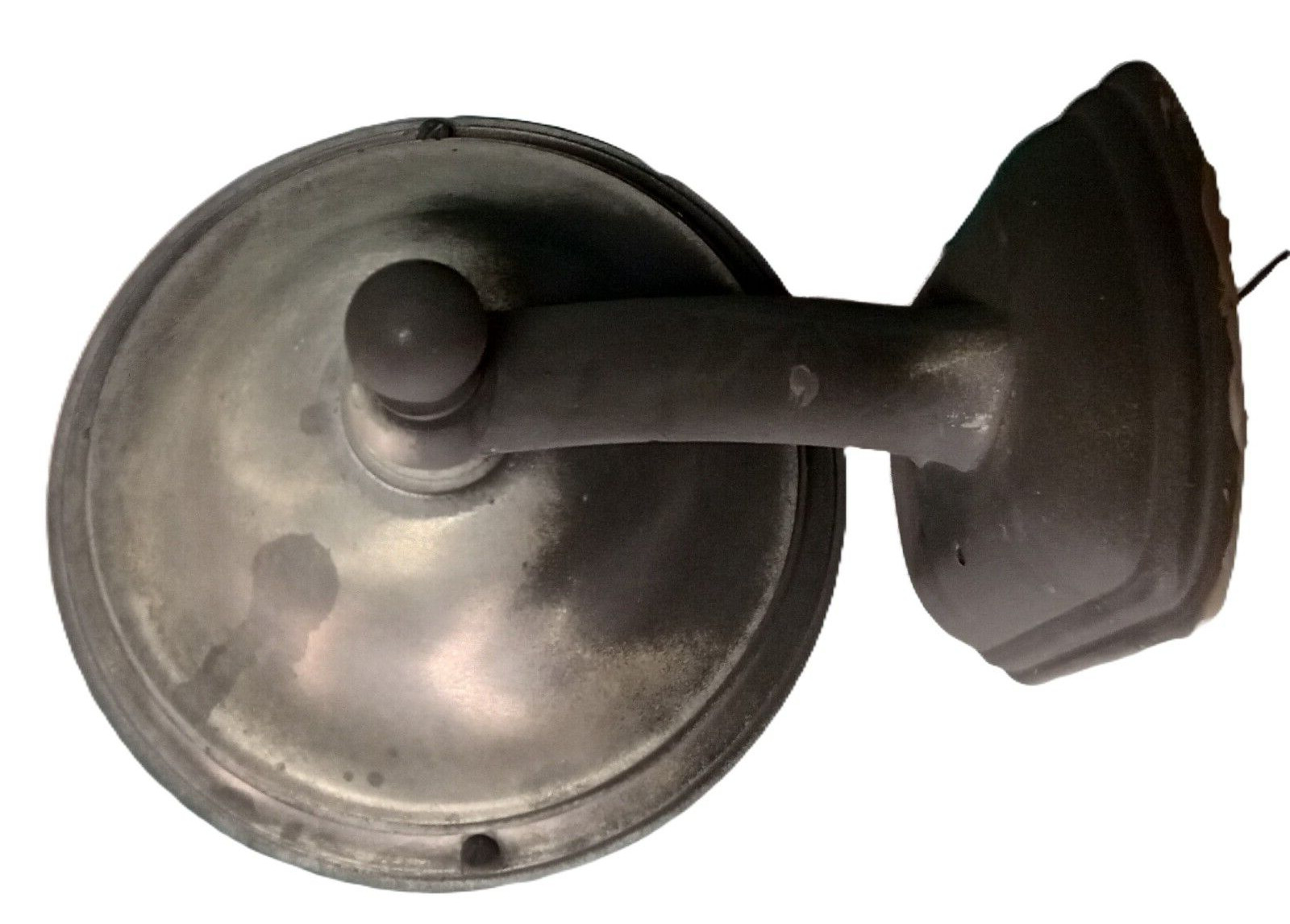 PAIR of Wall Lanterns Seeded Glass Vintage Light Fixtures Porch Lighting Outdoor