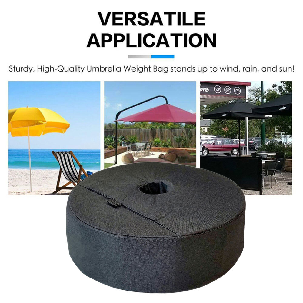 18" Patio Umbrella Stand Weight Sand Bag for Outdoor Umbrella Garden Base Holder