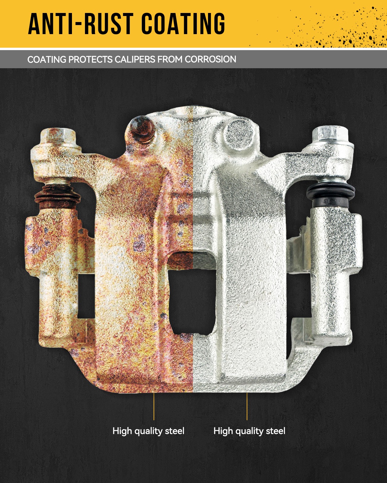 2 Front Brake Caliper for Dodge Ram 1500 2006-2008 Dakota 2005-2008 18B5008/09