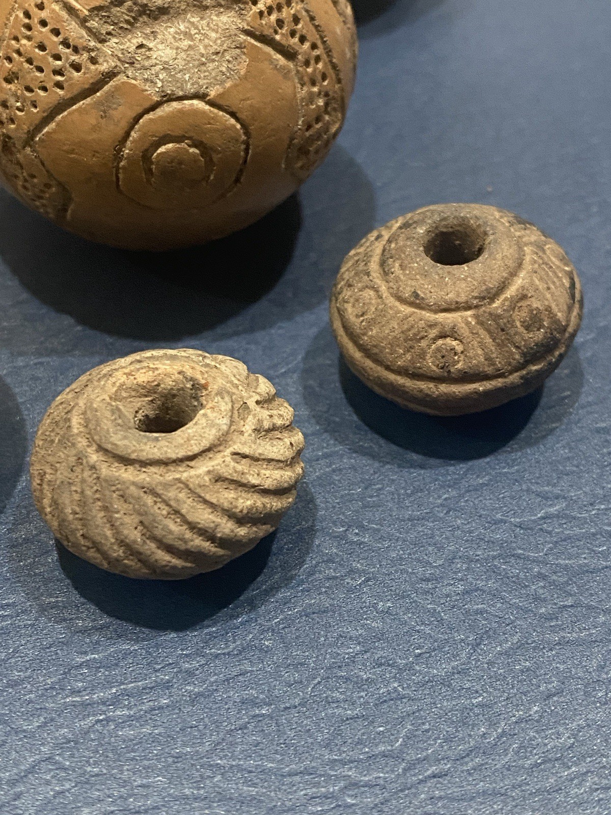 Pre-Columbian Aztec Pottery Spindle Whorl Collection