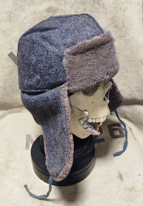 ORIGINAL WW2 RKKA RED ARMY SOLDIER OFFICER WINTER CAP USHANKA RARE 1940s