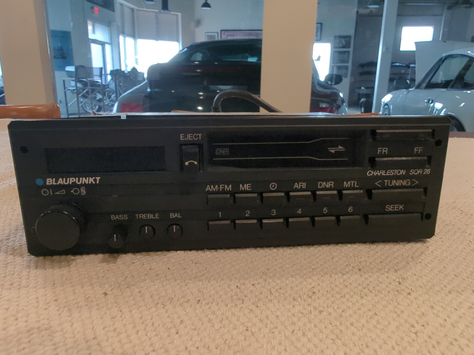 Genuine BLAUPUNKT CHARLESTON SQR26 Radio/Cassette Removed From 1995 Porsche 993