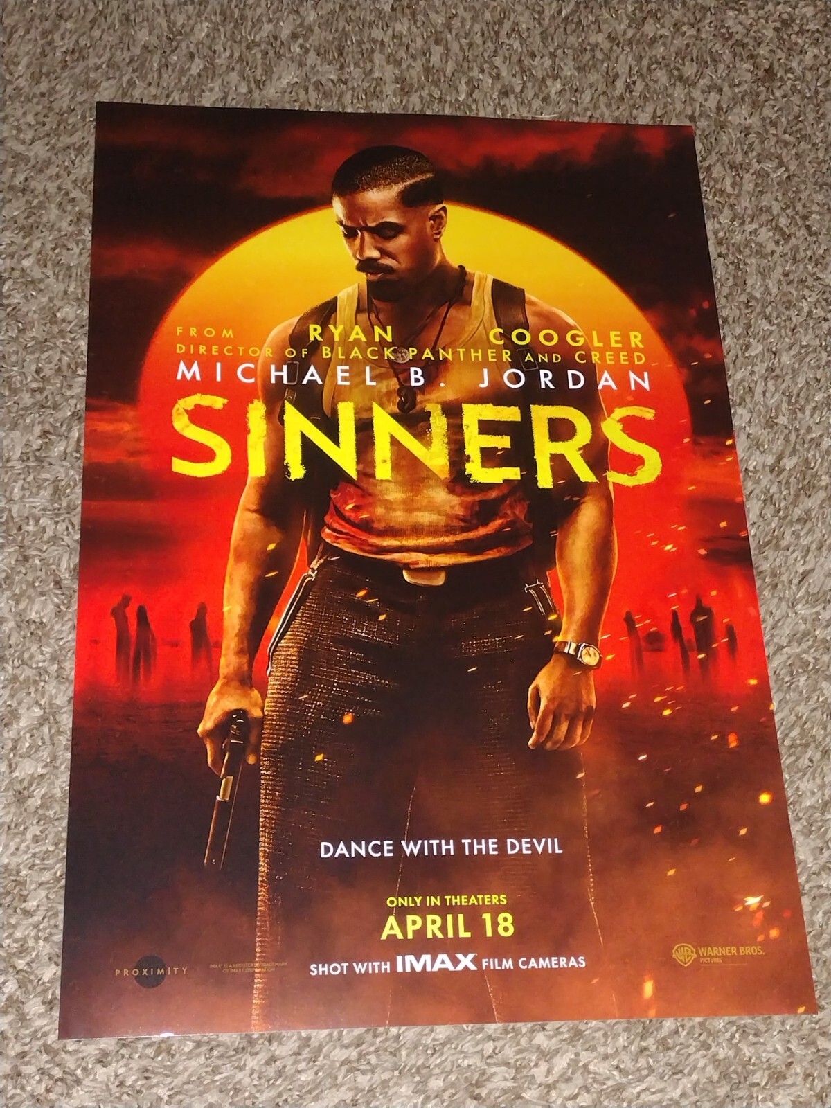 Sinners 11.5x17 Promo Movie POSTER