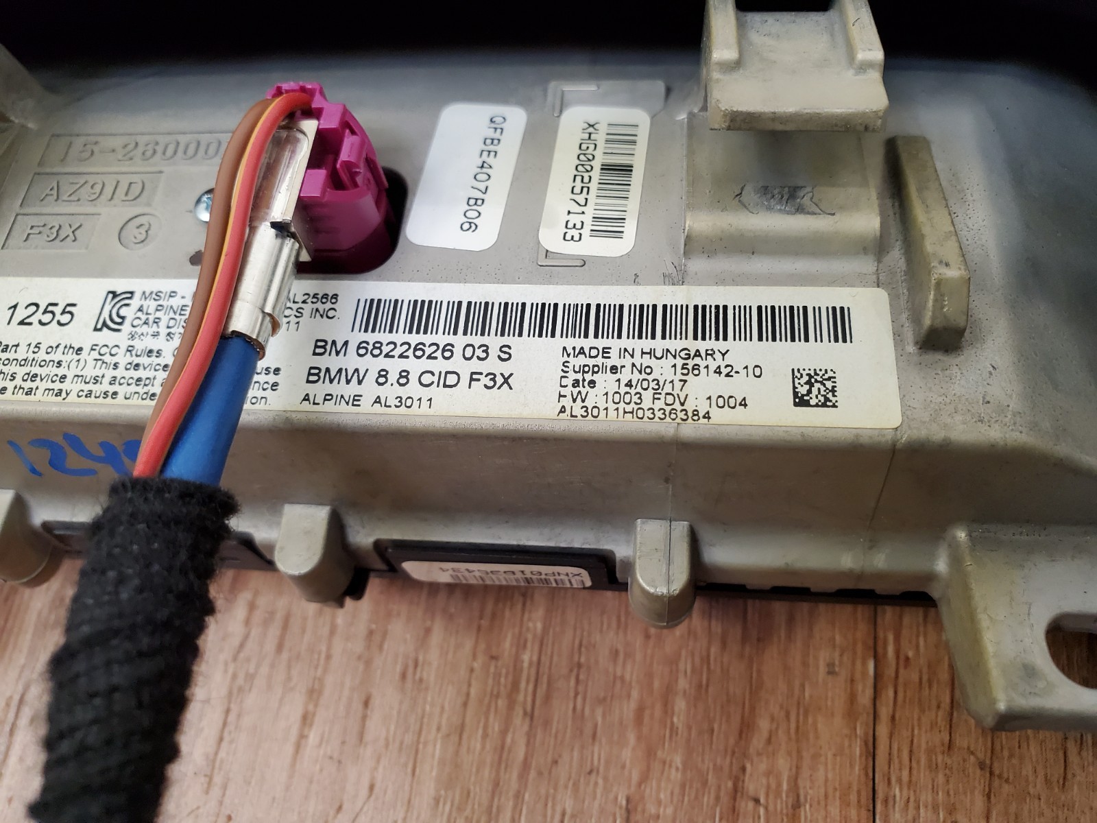 ✅ OEM BMW F80 F82 F83 M3 M4 Navigation Display Monitor Information Screen NBT L7