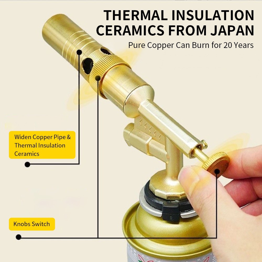 Yaesina Kitchen Butane Torch Culinary Blow Torch Lighter (Butane Not Included)