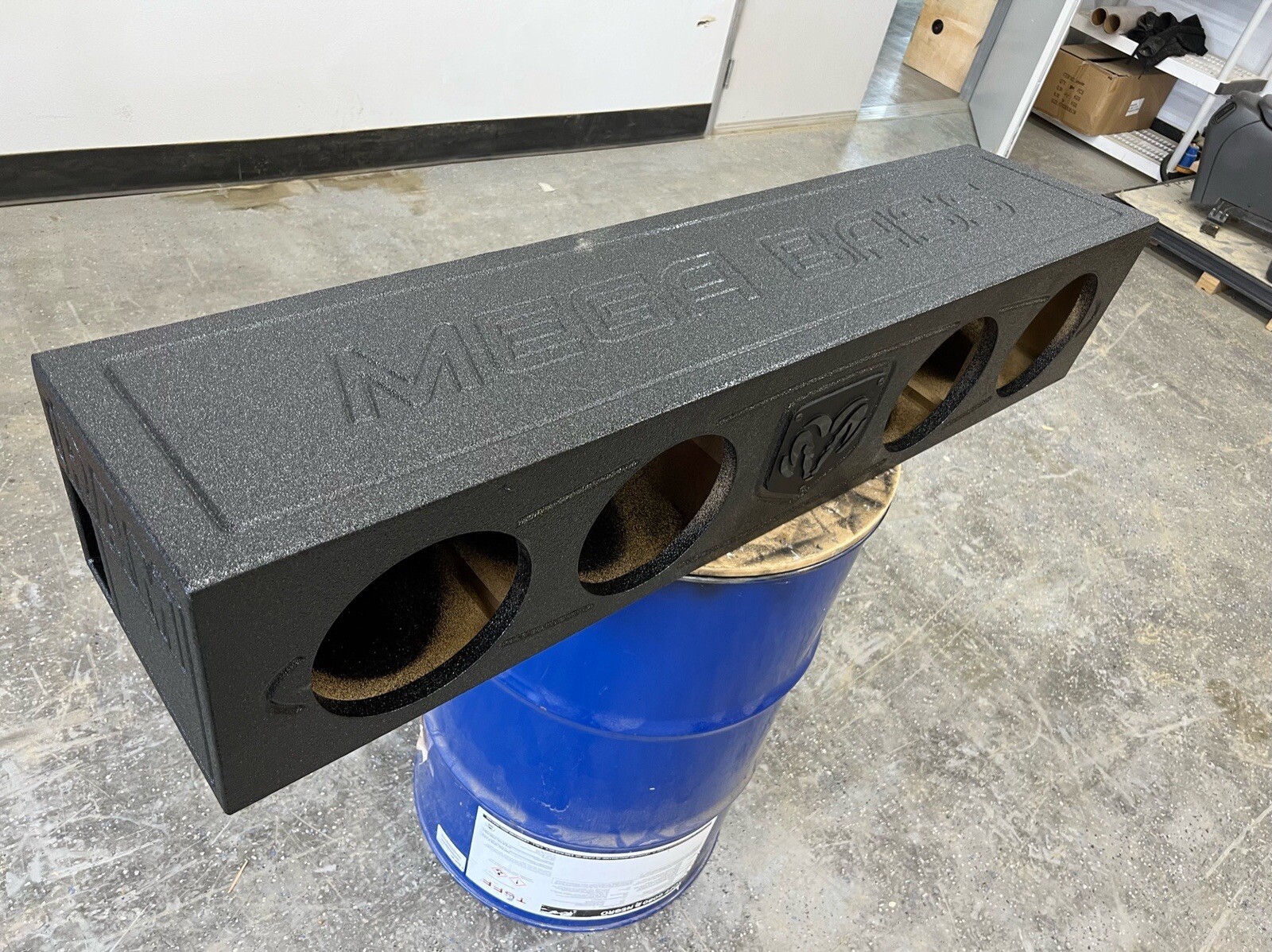 2019-2022 Dodge Ram 1500 Crew Cab Sub Box 4x8” Subwoofer Enclosure Ported