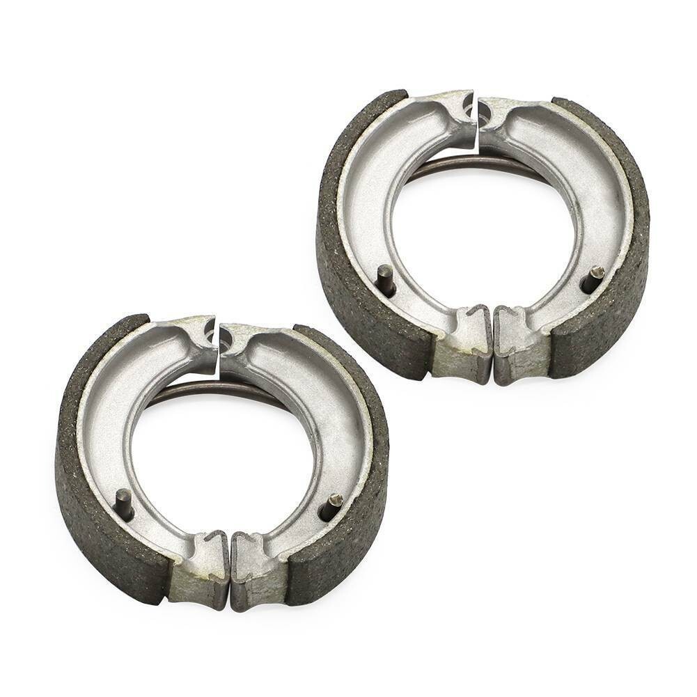 2x Front & Rear Brake Shoes For Yamaha QT50 Yamahopper MJ50 Towny QT 50 1979-93