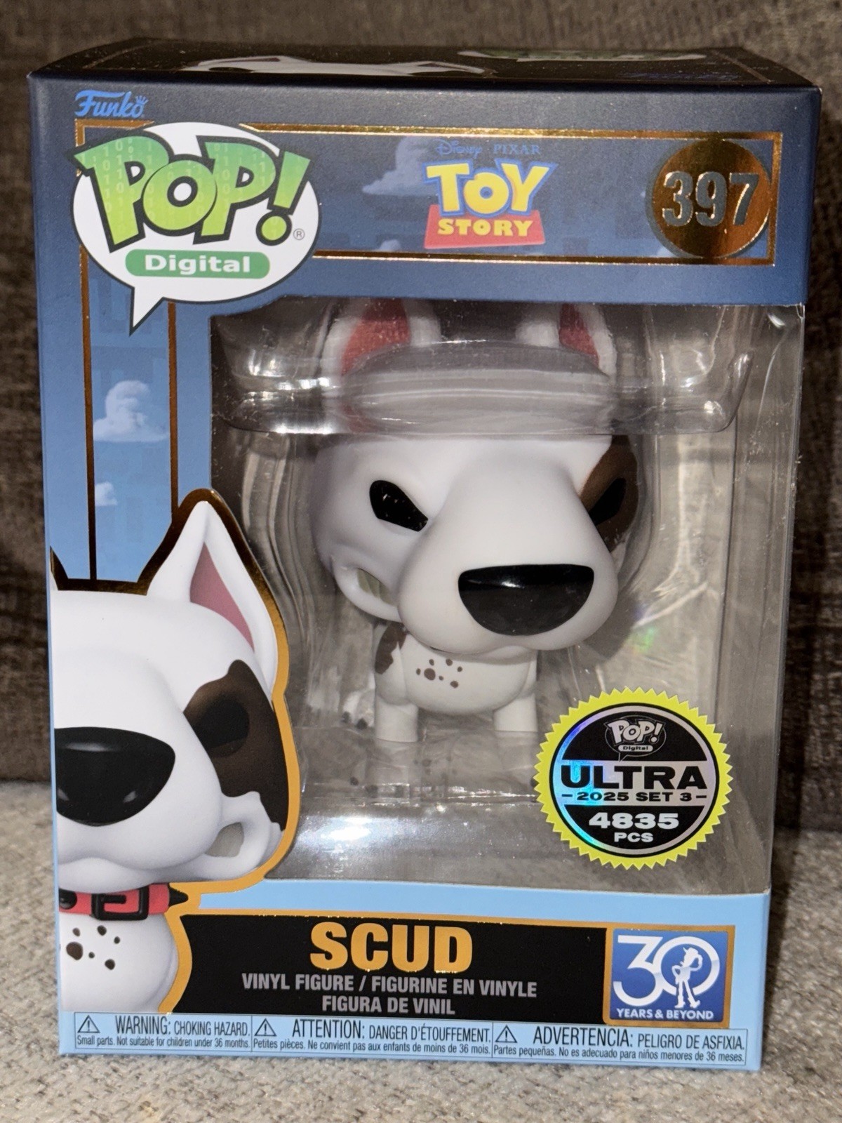 Funko Pop Digital Exclusive Toy Story Scud LE 4,835 Pieces In Hand