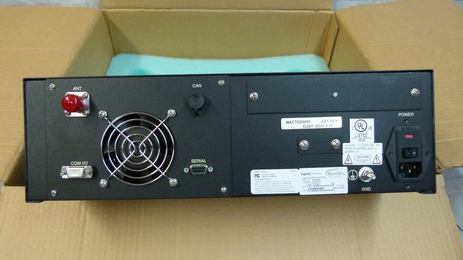 MACOM CS-803 Tyco OpenSky Control Station MACTOS0001