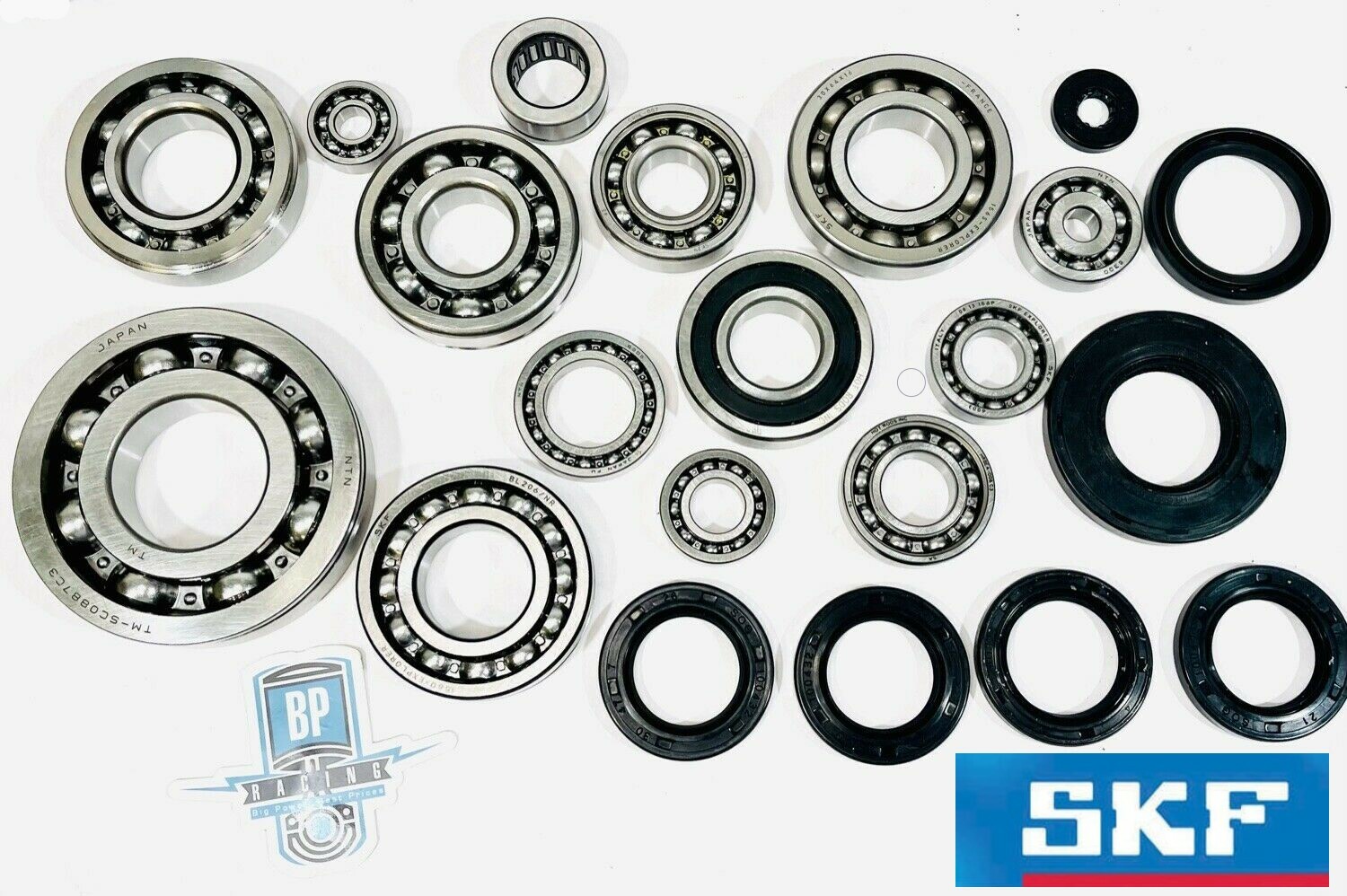 04-05 TRX450R TRX 450R Complete Bearings Kit Crankcase Bottom End Bearing Seals