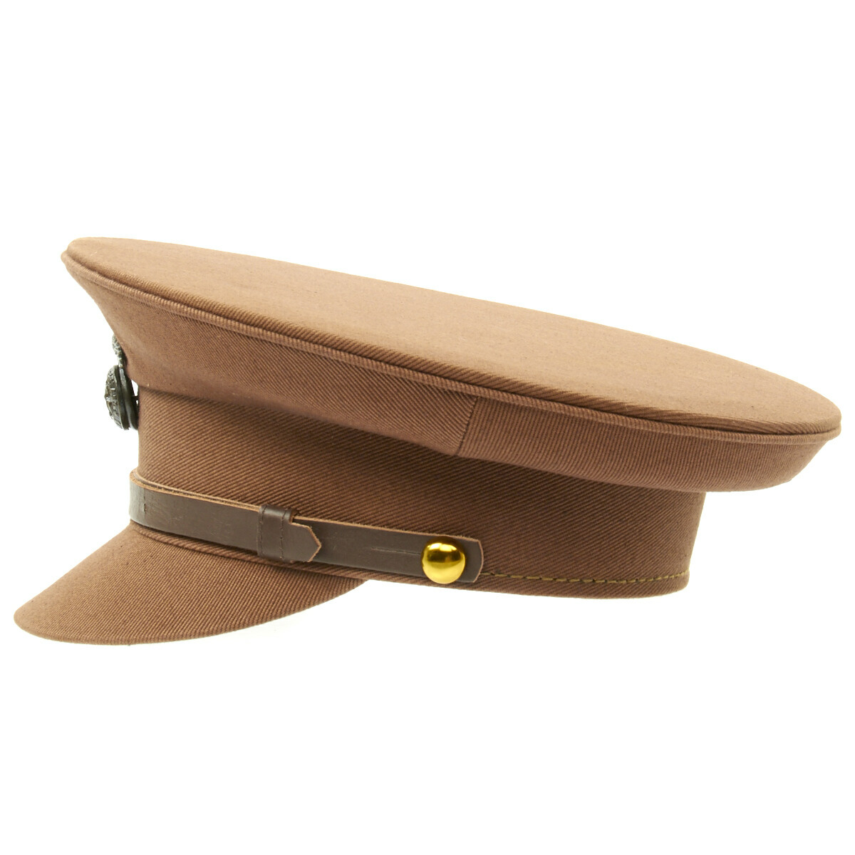 British WWI Officer Service Dress Peaked Cap- Size US 7 1/4 (58cm)