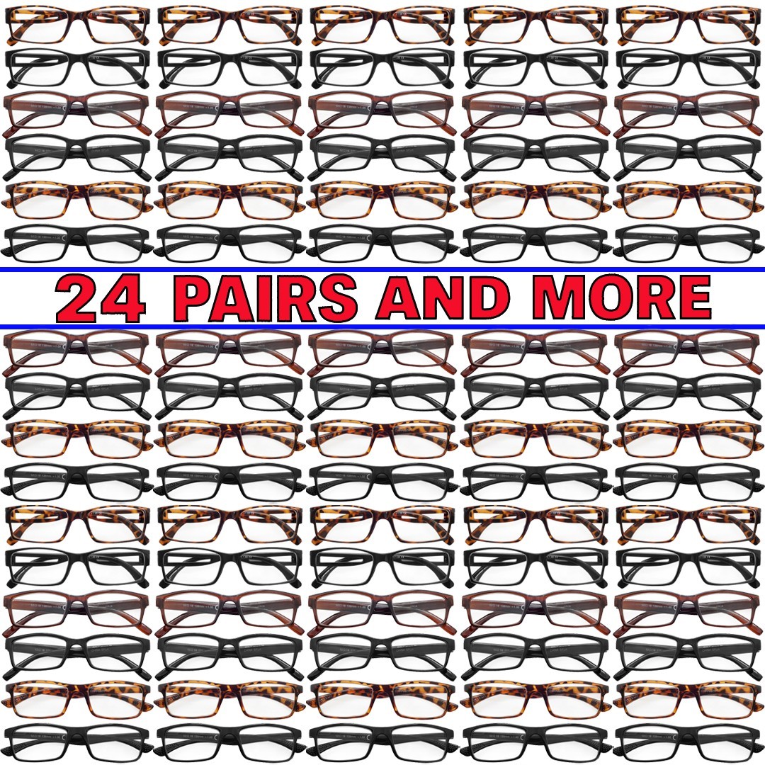 Mens Womens Reading Glasses Bulk Buys 24 Pairs and More Wholesale Deals Readers